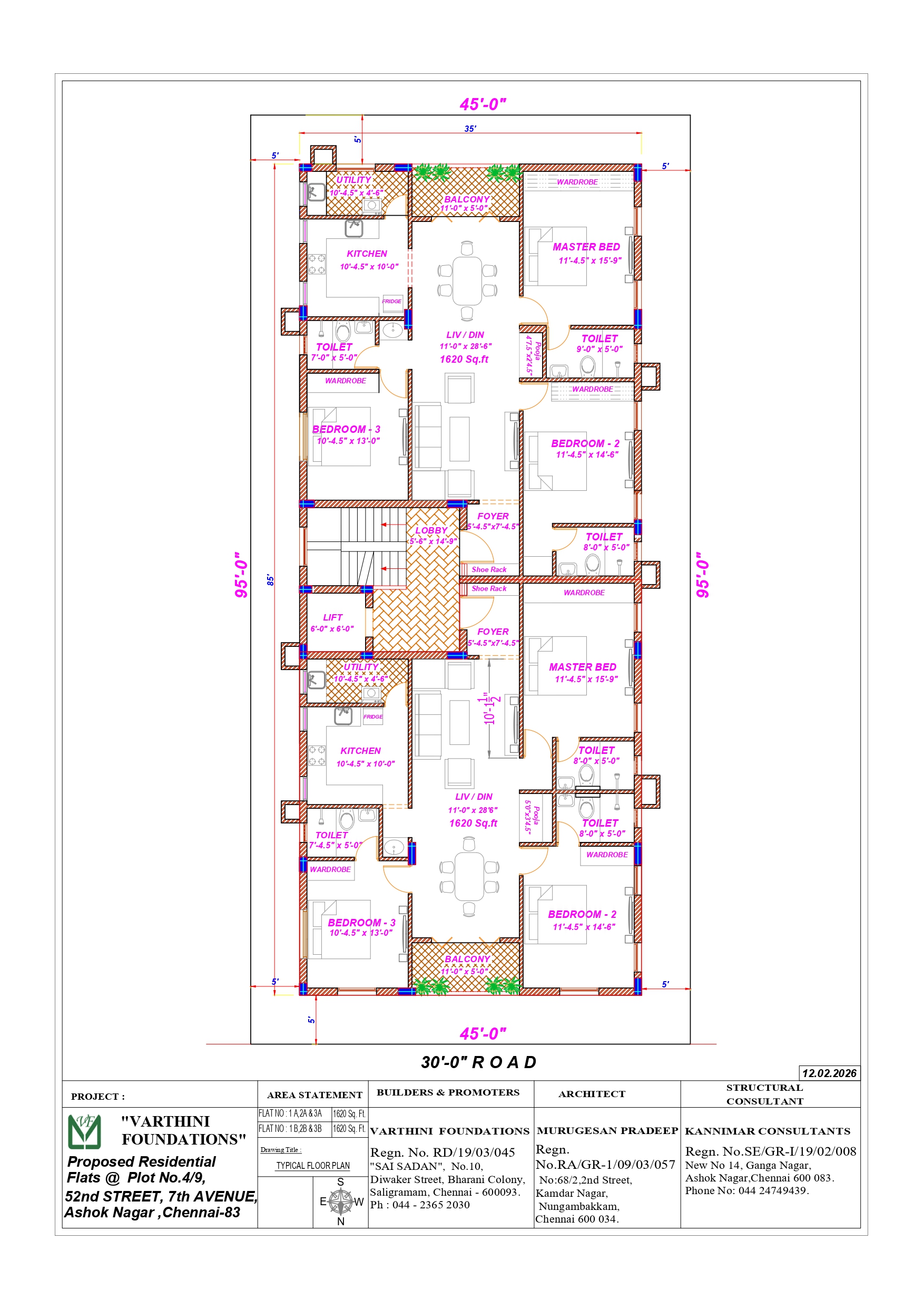 Varthini's Sai Maruthi Floor Plan 1