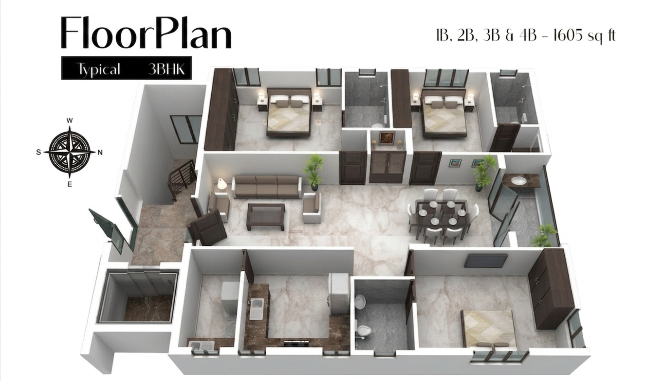Tulasi Nivas Site Layout